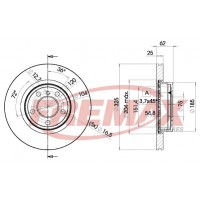 BD-2217 FREMAX Гальмівний диск