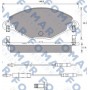 FO 787081 FOMAR Friction Комплект гальмівних колодок дисковий гальм