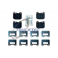 02.35.142 TRUCKTEC AUTOMOTIVE КомплеК т гальмівних колодок, дискове гальмо