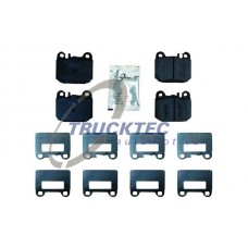 02.35.142 TRUCKTEC AUTOMOTIVE КомплеК т гальмівних колодок, дискове гальмо