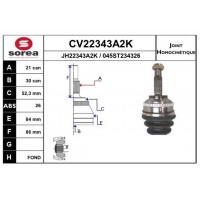CV22343A2K EAI Шарнирный комплект, Привідний вал