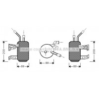 FDD312 AVA QUALITY COOLING Осушувач кондиціонера