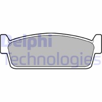 LP646 DELPHI Комплект гальмівних колодок дисковий гальм