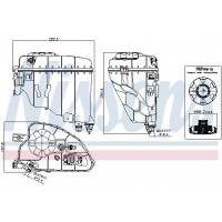 996209 NISSENS Компенсаційний бак охолоджувальна рідина