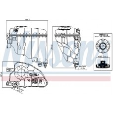 996209 NISSENS Компенсаційний бак охолоджувальна рідина