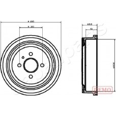 TA-0404C JAPANPARTS Гальмівний барабан