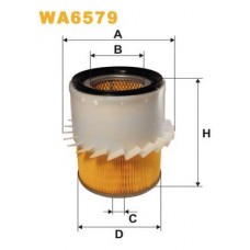 WA6579 WIX FILTERS Повітряний фільтр