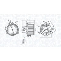 069412375010 MAGNETI MARELLI Вентилятор салону