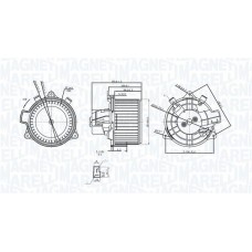 069412375010 MAGNETI MARELLI Вентилятор салону