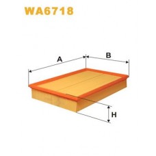 WA6718 WIX FILTERS Повітряний фільтр