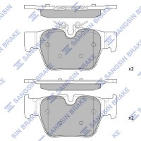 SP4543 Hi-Q Комплект гальмівних колодок дисковий гальм