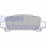 LP1509 DELPHI Комплект гальмівних колодок дисковий гальм