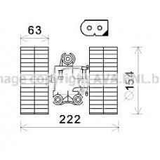 MS8633 AVA QUALITY COOLING Вентилятор салону