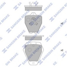 SP4048 Hi-Q Комплект гальмівних колодок дисковий гальм