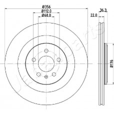 DP-0917 JAPANPARTS Гальмівний диск