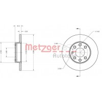 6110014 METZGER Гальмівний диск