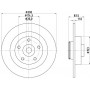 8DD 355 123-401 HELLA PAGID Гальмівний диск