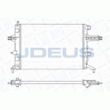 M-0200740 JDEUS Радіатор охолодження двигуна