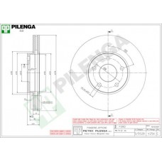 V256 PILENGA Гальмівний диск