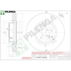 V939 PILENGA Гальмівний диск