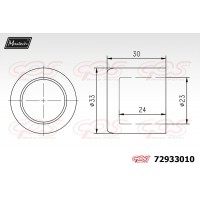 72933010 MAXTECH Поршень корпус скоби гальма