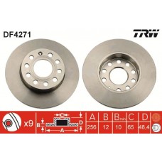DF4271 TRW Гальмівний диск