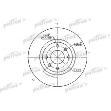PBD4183 PATRON Гальмівний диск