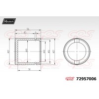 72957006 MAXTECH Поршень корпус скоби гальма