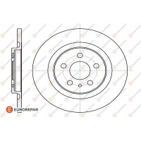 1618861780 EUROREPAR Гальмівний диск