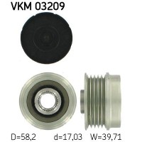 VKM 03209 SKF Механізм вільного ходу генератора