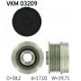 VKM 03209 SKF Механізм вільного ходу генератора