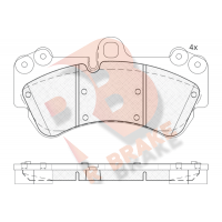 RB1620 R BRAKE Комплект гальмівних колодок дисковий гальм