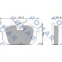 FO 493881 FOMAR Friction Комплект гальмівних колодок дисковий гальм
