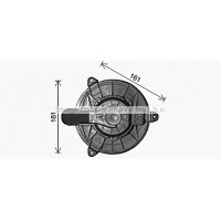 FD8668 AVA QUALITY COOLING Вентилятор салону