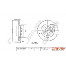 DP1010.11.0739 Dr!ve+ Гальмівний диск
