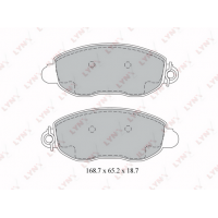 BD-3033 LYNXauto Комплект гальмівних колодок дисковий гальм