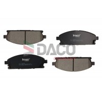 322621 DACO Germany Комплект гальмівних колодок дисковий гальм