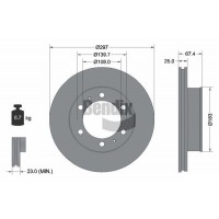 BDS1366 BENDIX Braking Гальмівний диск