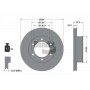 BDS1366 BENDIX Braking Гальмівний диск