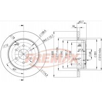 BD4203 FREMAX BRAKE DISC HIGH CARBON