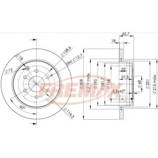 BD4203 FREMAX BRAKE DISC HIGH CARBON
