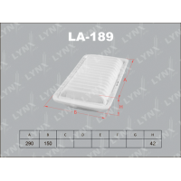 LA-189 LYNXauto Повітряний фільтр