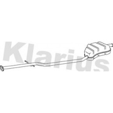 270617 KLARIUS Глушник вихлопних газів кінцевий