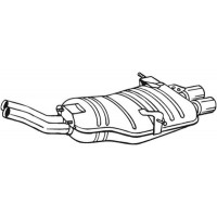 247-531 BOSAL Глушник вихлопних газів кінцевий