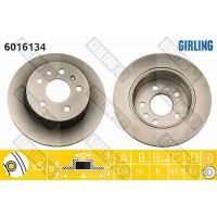 6016134 GIRLING Гальмівний диск
