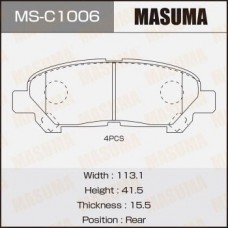 MSC1006 MASUMA Колодки гальмівні