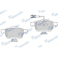 MBF015252 MANDO Комплект гальмівних колодок дисковий гальм