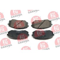 600-03-8862 SAKURA Комплект гальмівних колодок дисковий гальм