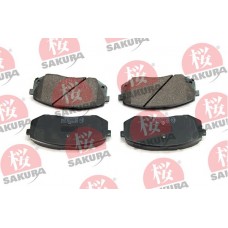 600-03-8862 SAKURA Комплект гальмівних колодок дисковий гальм