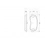 0 986 461 770 BOSCH Комплект гальмівних колодок дисковий гальм